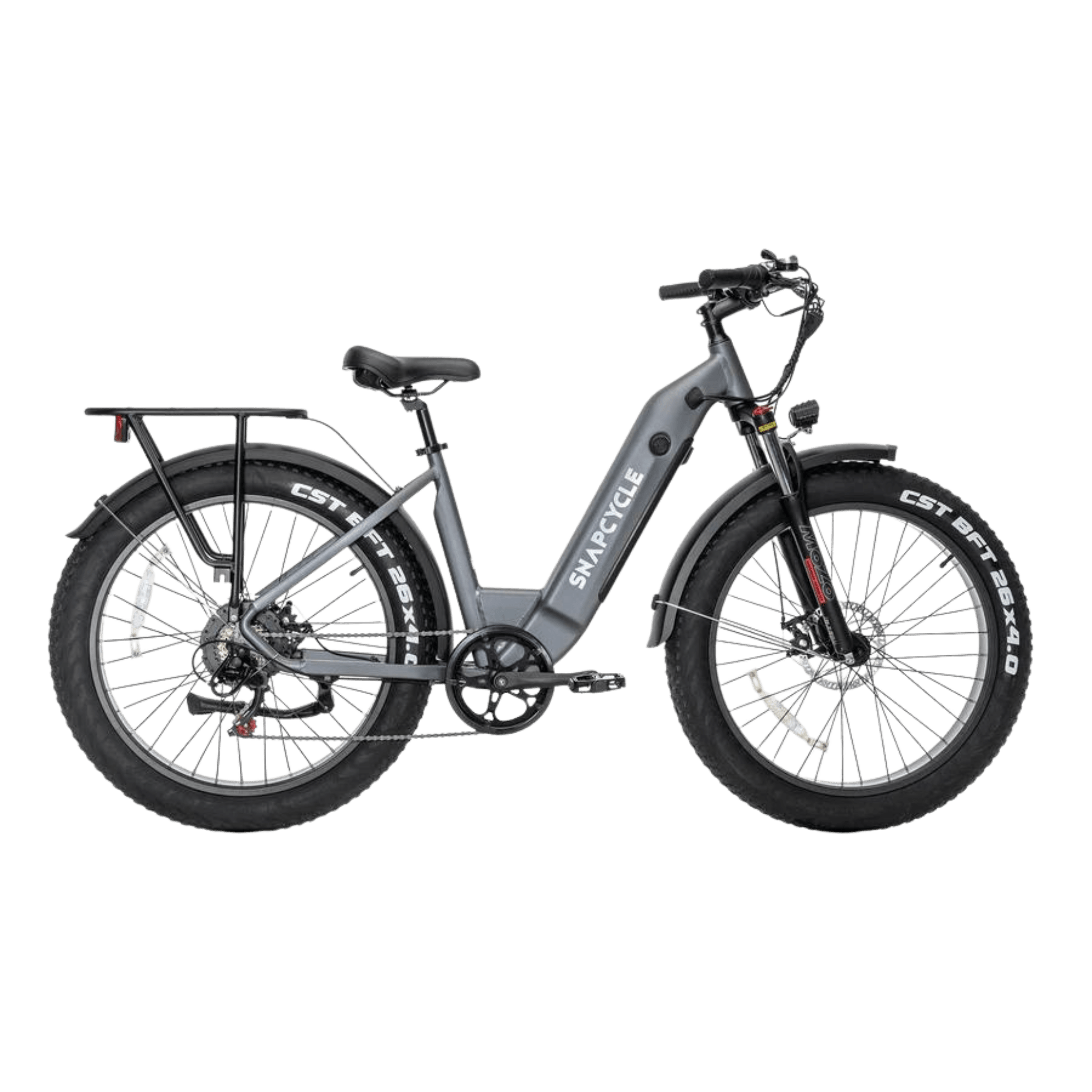 SnapCycle R1 Step Thru 750W 48V 14AH Electric Fat Tire Bike