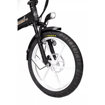 GreenBike Legend Foldable City Bicycle Front Tire & Headlight