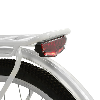 Ecotric White Lark City Bicycle Tail Light
