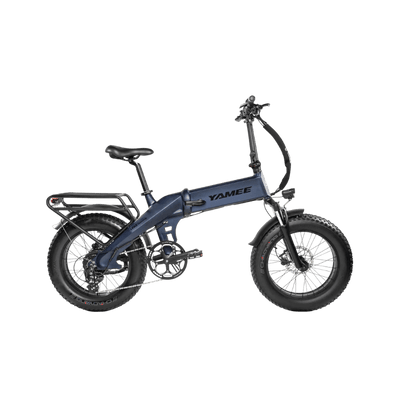 Rattan 750W XL Blue Foldable Electric Bike 