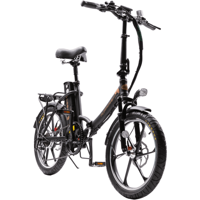 GreenBike Black City Premium Foldable Electric Bicycle