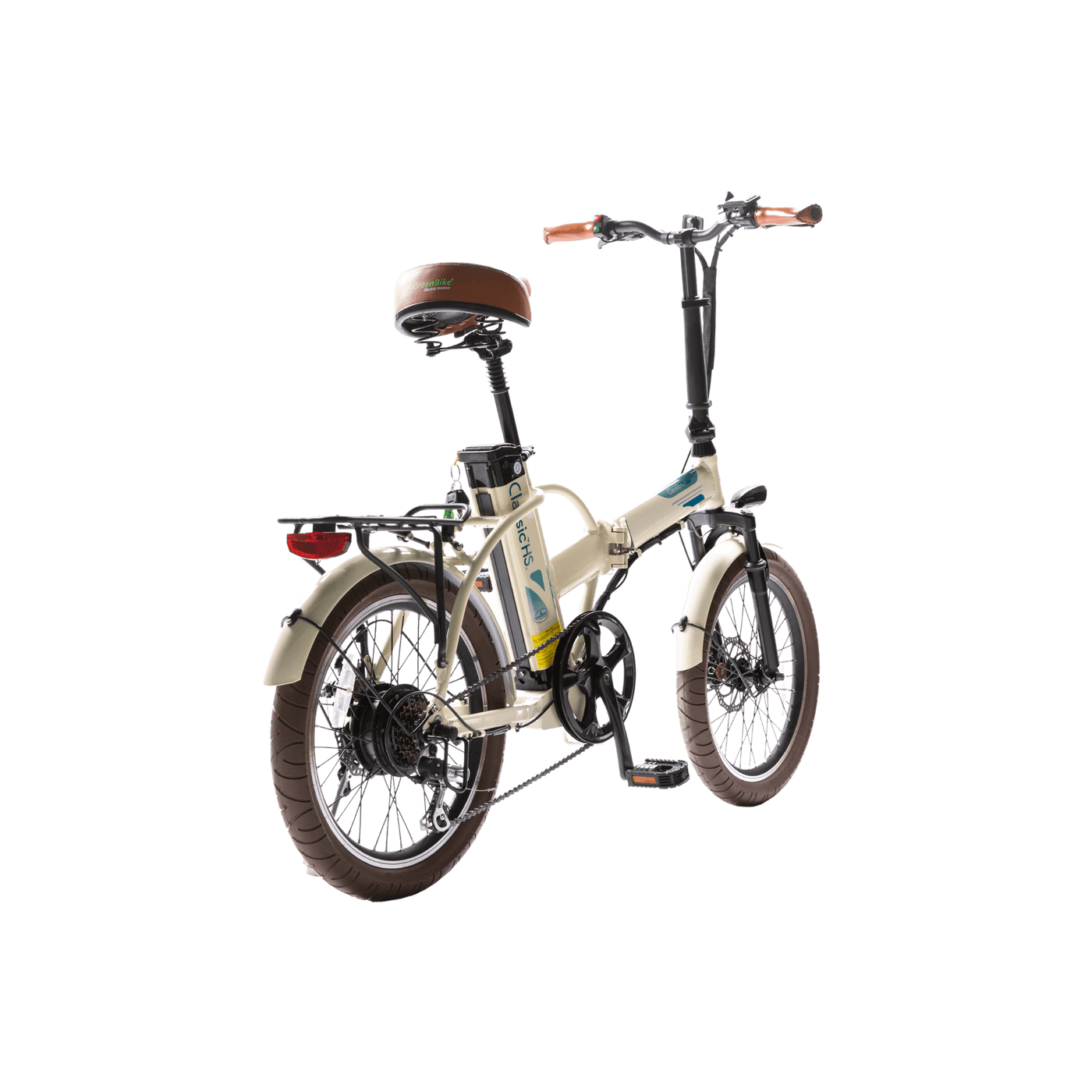 GreenBike Classic Foldable Electric City Bicycle