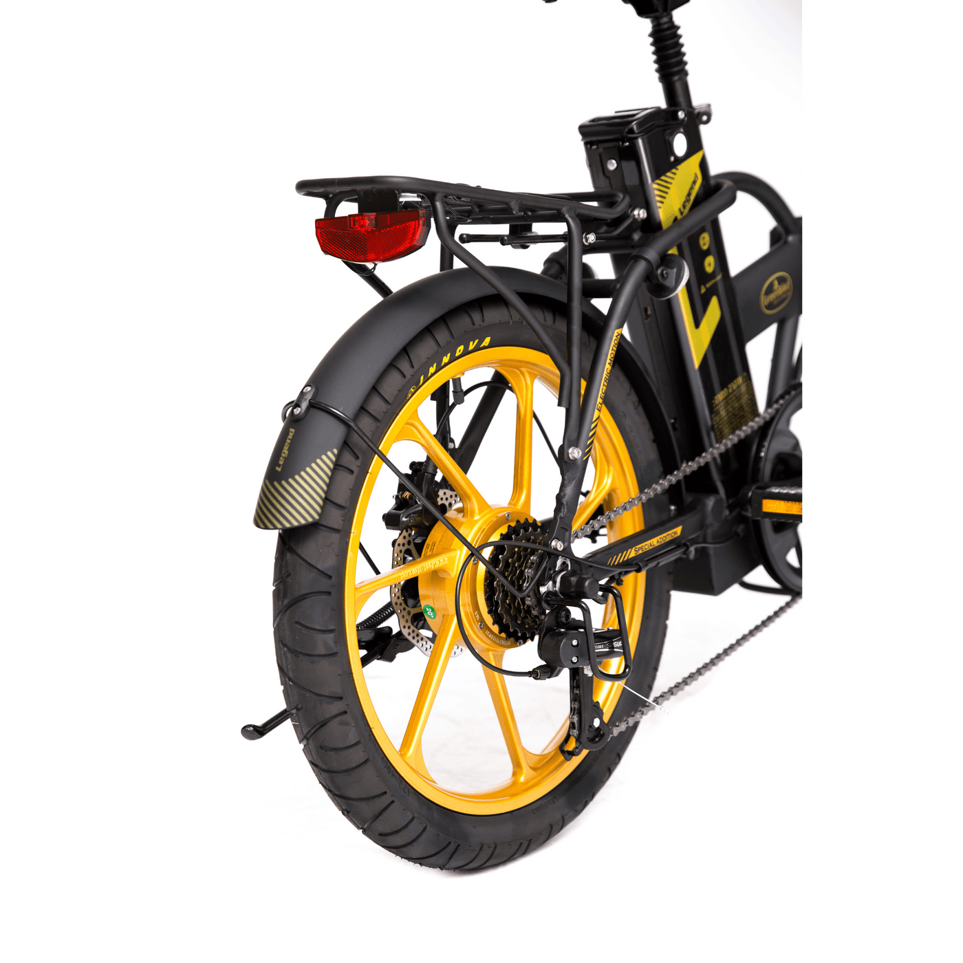 GreenBike Legend Foldable City Bicycle Rear Rack & Tire