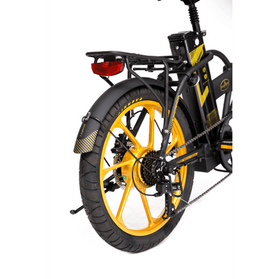 GreenBike Legend Foldable City Bicycle Rear Rack & Tire