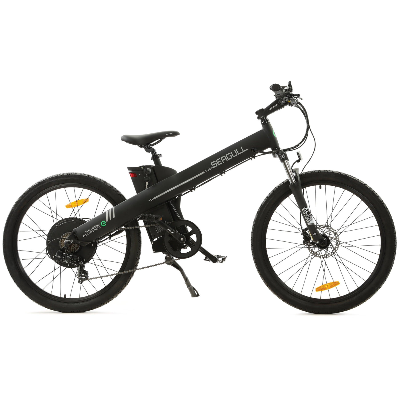 Ecotric Seagull Black Electric Mountain Bicycle