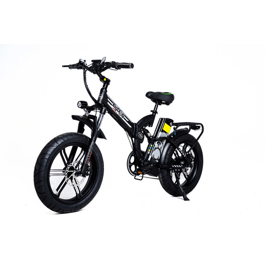 green bike electric bicycle GreenBike Big Dog Off Road Fat Tire Bicycle Black
