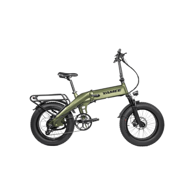 Rattan 750W XL Green Foldable Electric Bike 