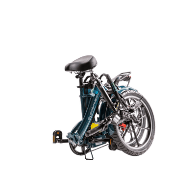GreenBike City Premium Foldable Electric Bicycle Folded View