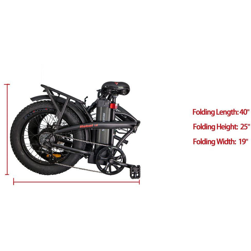 Revi Bikes Rebel 48V 13AH Foldable Electric Bicycle – Rider Cycles