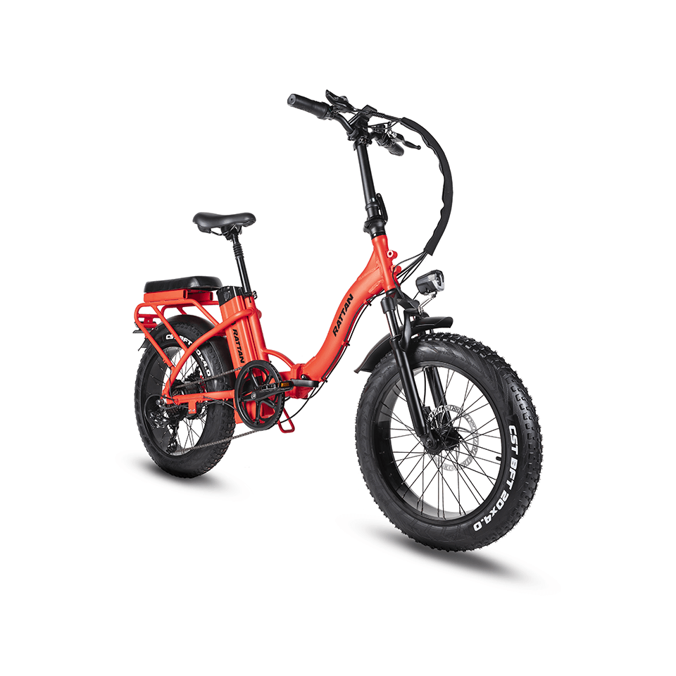 Rattan LF Red Foldable Electric Bike