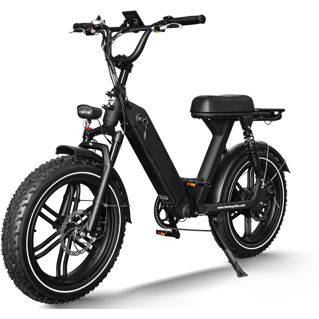 GlareWheel 750W Fat Tire Moped Style Electric Bicycle EB AG