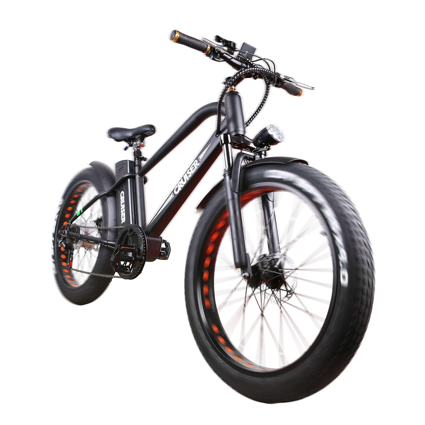 GlareWheel 26" Fat Tire Electric Mountain Bicycle EB-X10