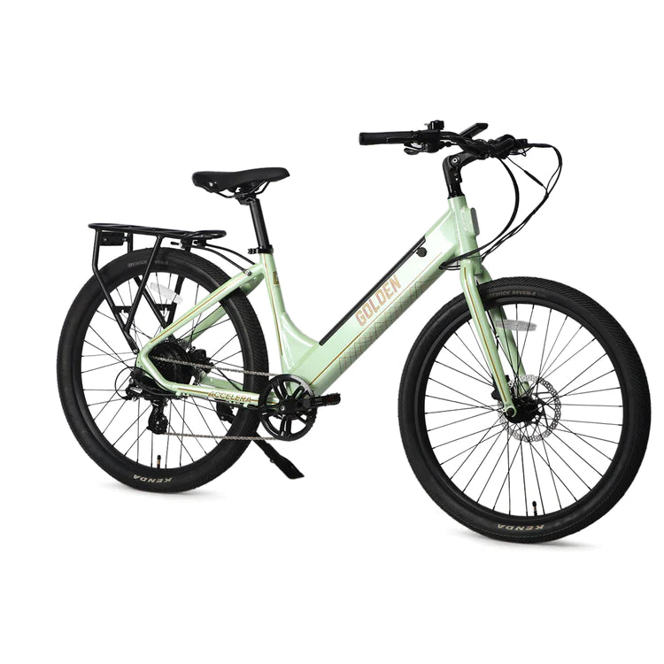Golden Cycles Accelera 500W Step Thru Electric Bicycle - Rider Cycles 