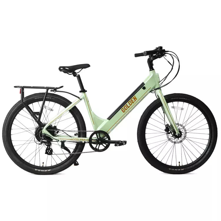 Golden Cycles Accelera 500W Step Thru Electric Bicycle – Rider Cycles