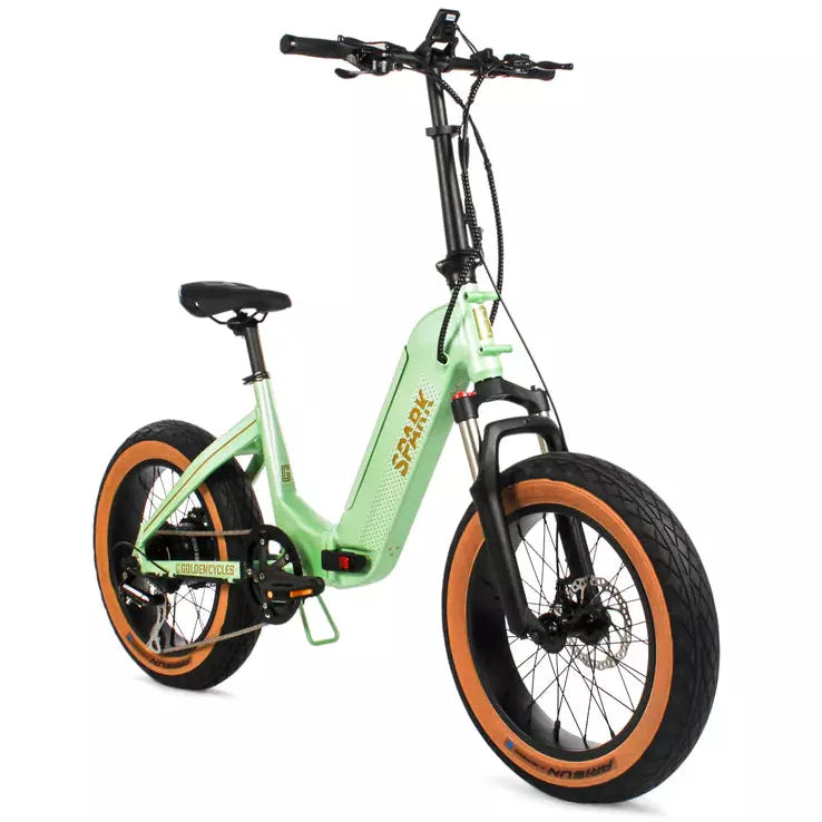 Golden Cycles Spark 500W Electric Bicycle Mint Golden Cycles Spark 500W Electric Bicycle Mint