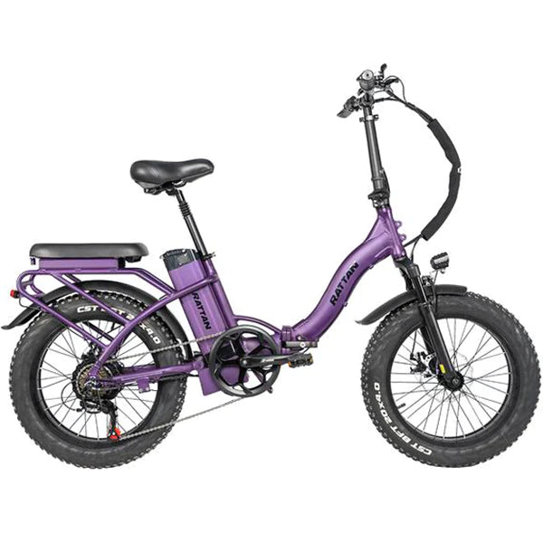 Rattan LF Foldable Fat Tire Electric Bicycle Rider Cycles