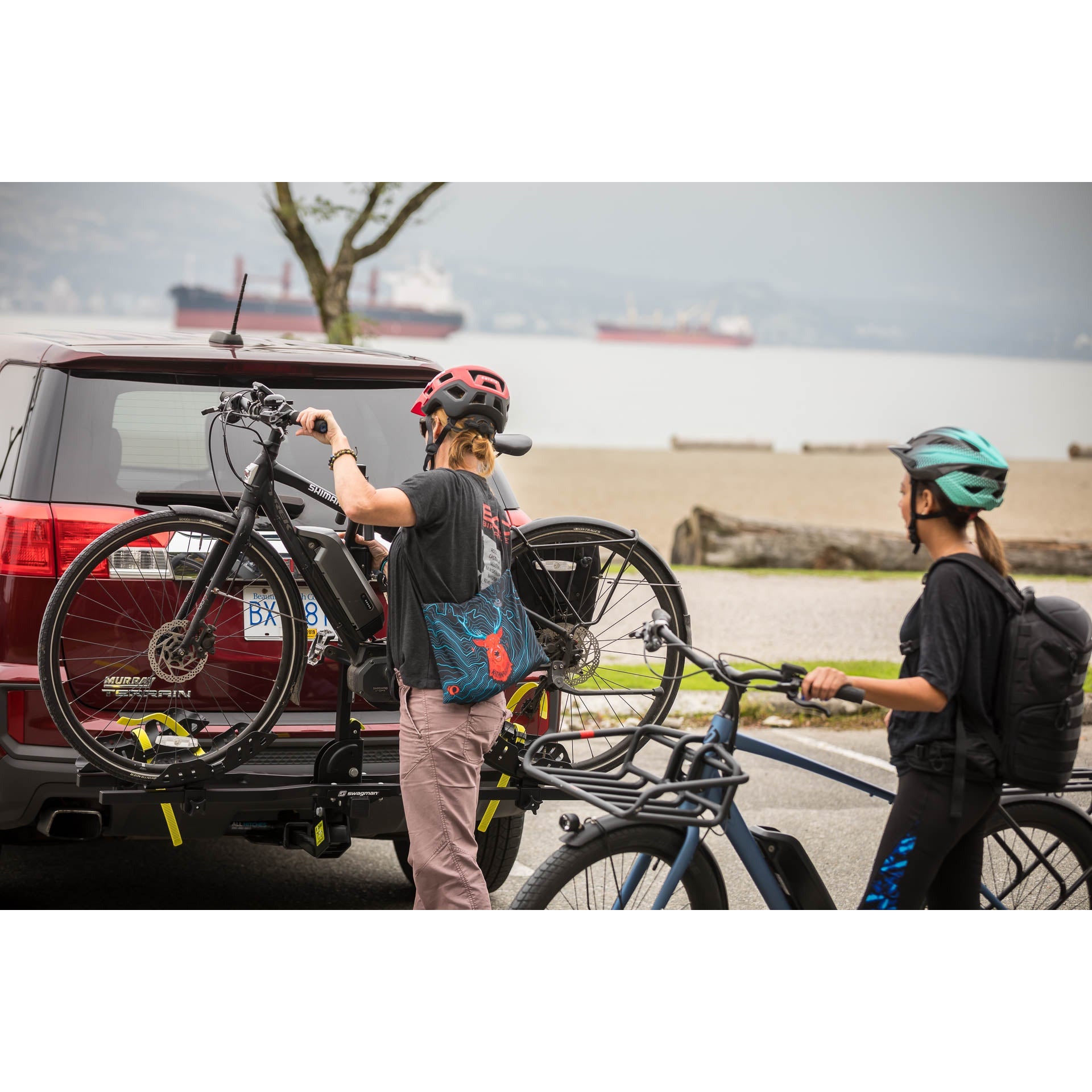 Swagman electric store bike rack