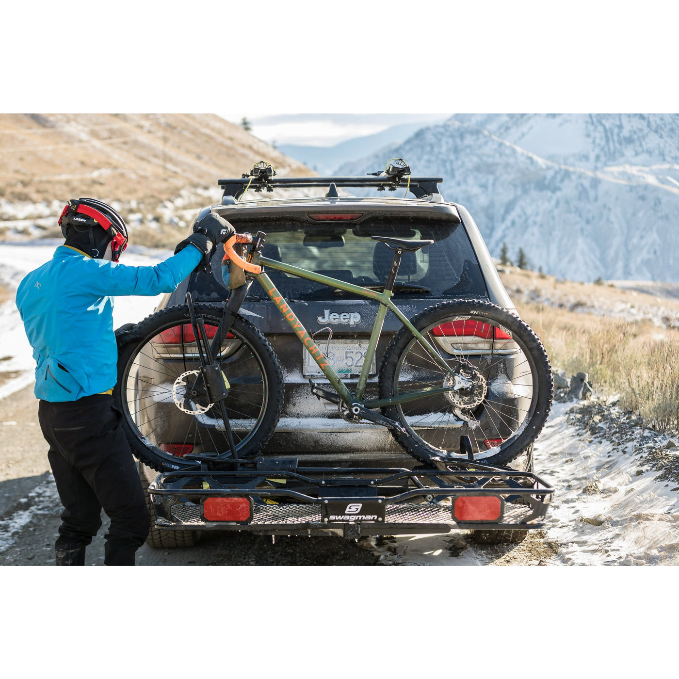 Hitch Bike Swagman Fat Bike Trays Swagman Skaha Plus Bike Rack